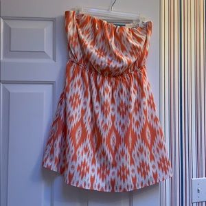Peach/orange dress size L